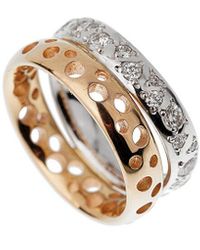 Pomellato - 18K Two-Tone 0.76 Ct. Tw. Diamond Ring (Authentic Pre-Loved) - Lyst
