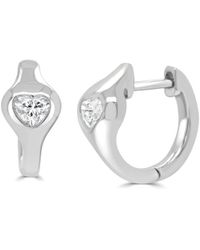 Sabrina Designs - 14K 0.32 Ct. Tw. Diamond Huggie Earrings - Lyst