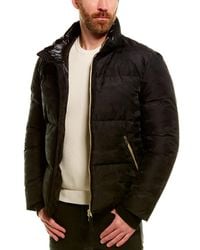 Mackage Greg Leather-trim Down Jacket - Black