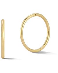 Ember Fine Jewelry - 14K Large Huggie Hoop Earrings - Lyst