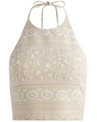 Alice + Olivia - Jaymee Crop Top - Lyst