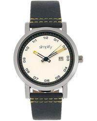Womens Mens Accessories Mens Watches Simplify Unisex The 3300 Watch in Metallic 