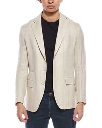 Eleventy - Linen & Wool-Blend Jacket - Lyst