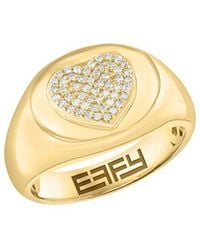 Effy Fine Jewelry - 14K Over 0.15 Ct. Tw. Diamond Ring - Lyst