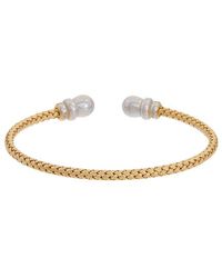 Meshmerise - 18K Over 0.25 Ct. Tw. Diamond Mesh Bangle Bracelet - Lyst