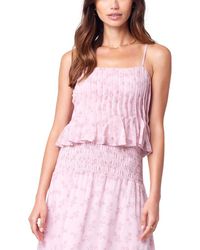 Saltwater Luxe - Pleated Tank - Lyst