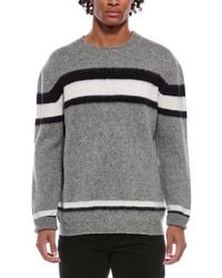 Slowear - Zanone Virgin Wool Stripe Crewneck Sweater - Lyst