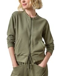 Lilla P - Bomber Zip Cardigan - Lyst