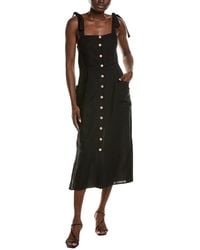 Emerson Fry - Lillian Linen-Blend Dress - Lyst
