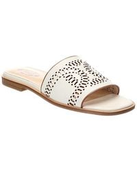 Tod's - Logo Leather Sandal - Lyst
