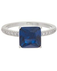 Juvell - 18K Plated Topaz Cz Ring - Lyst