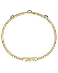 Rachel Glauber - 14K Diamond Cz Bangle Bracelet - Lyst