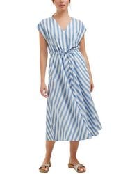 Draper James - Haven Short Sleeve Midi Shirtdress - Lyst
