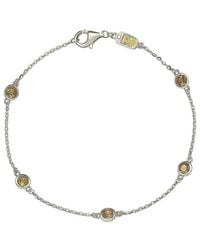 Suzy Levian - 0.02 Ct. Tw. Diamond & Sapphire Bracelet - Lyst