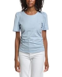 Current/Elliott - Puff Sleeve T-Shirt - Lyst