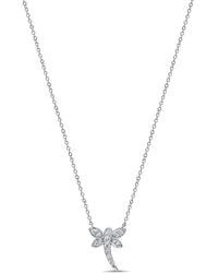 Sabrina Designs - 14K 0.13 Ct. Tw. Diamond Dragonfly Necklace - Lyst