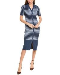 Nanette Lepore - Nanette Nanette Lepore Ribbed Midi Dress - Lyst
