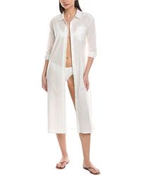 Echo - Solana Maxi Shirtdress - Lyst