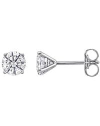 Lab Grown Diamonds - Created Forever 14K 1.00 Ct. Tw. Lab-Grown Diamond Stud Earrings - Lyst