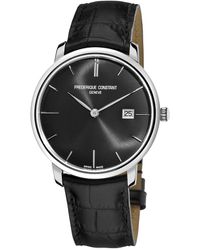 Frederique Constant Slim Line Watch, Circa 2020s - Black