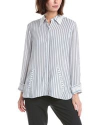 Lemon Grass - Beaded Twill Blouse - Lyst