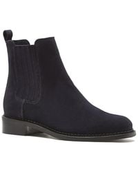 La Canadienne - Seraphina Waterproof Suede Bootie - Lyst