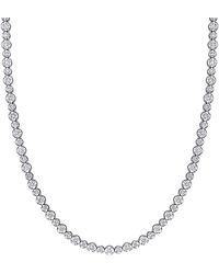 Diamond Select Cuts - 14K 6.75 Ct. Tw. Diamond Tennis Necklace - Lyst