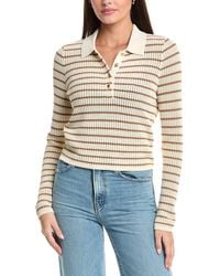 Rag & Bone - Viola Stripe Polo Sweater - Lyst