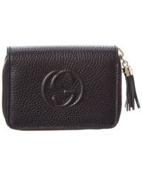 Gucci Round Zip Top Black Alligator Coin Purse, Never Used at 1stDibs