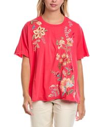 Johnny Was - Plus Raw Seam T-Shirt - Lyst