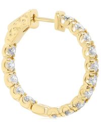 Diana M. Jewels - Fine Jewelry 14k 2.70 Ct. Tw. Diamond Hoops - Lyst