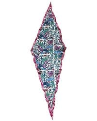 Nicole Miller - Paisley Satin Neck Scarf - Lyst