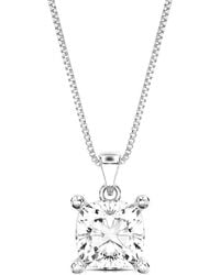 Amairah - 14K 3.00 Ct. Tw. Lab-Grown Diamond Solitaire Pendant Necklace - Lyst