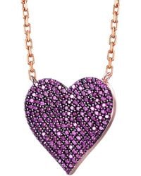 Rachel Glauber - Diamond Cz Chain Necklace - Lyst