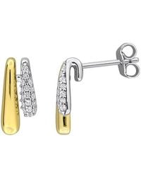 Rina Limor - 0.34 Ct. Tw. Created Sapphire Drop Earrings - Lyst
