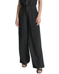 DKNY - Crinkle Dressing Cargo Pant - Lyst