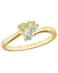 Rina Limor - Over 0.77 Ct. Tw. Diamond & Amethyst Accent Ring - Lyst