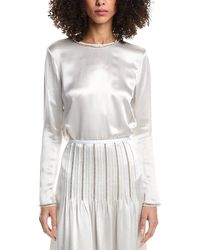 3.1 Phillip Lim - Crystal Trim Top - Lyst