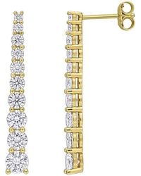Rina Limor - 2.76 Ct. Tw. Created Moissanite Drop Earrings - Lyst