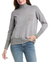 Peserico - Wool, Silk, & Cashmere-Blend Sweater - Lyst