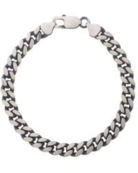 Italian Silver - Fancy Chain Bracelet - Lyst