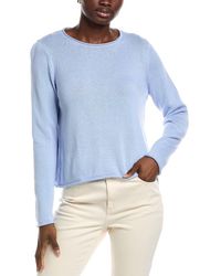 Eileen Fisher - Jewel Neck Sweater - Lyst