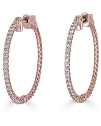 Monary - 14k Rose Gold 1.12 Ct. Tw. Diamond Earrings - Lyst