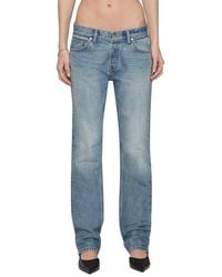 EB DENIM - Low Rise Straight Jean - Lyst