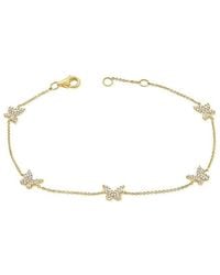 Sabrina Designs - 14K 0.34 Ct. Tw. Diamond Butterfly Bracelet - Lyst