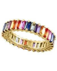 Effy Fine Jewelry - 14K 4.27 Ct. Tw. Multi Sapphire Ring - Lyst