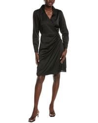 Marion - Front Wrap Collared Shirtdress - Lyst