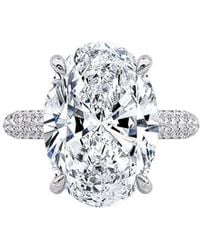 Lab Grown Diamonds - 14K 9.00 Ct. Tw. Lab-Grown Diamond Ring - Lyst