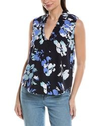 Ellen Tracy - Linen-Blend Top - Lyst