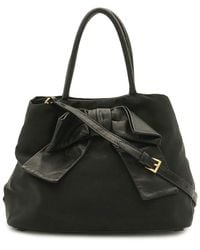 Prada - Nylon Ribbon Logo Jacquard Handbag (Authentic Pre-Loved) - Lyst